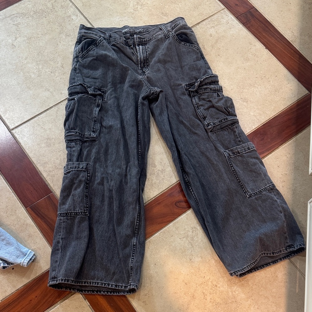 Black Cargo Pants